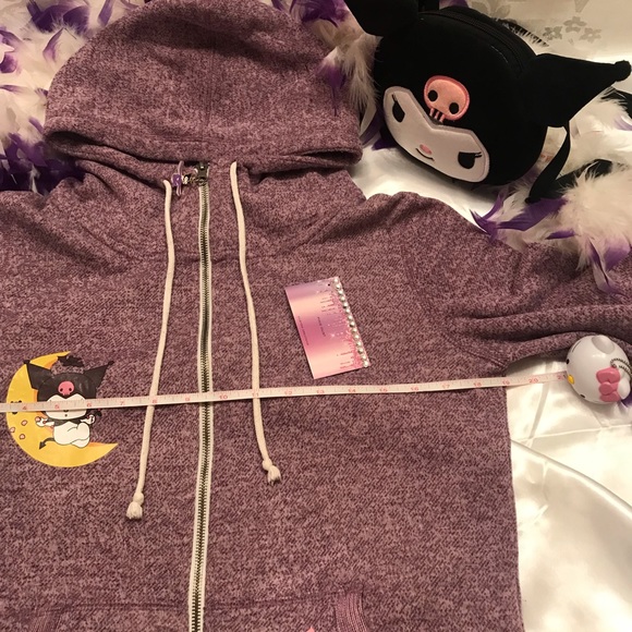 Adorable vintage y2k custom kuromi hoodie 😈💜 - Picture 14 of 14
